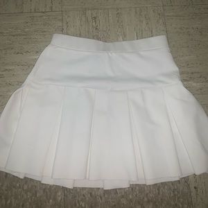 new without tags princess polly white tennis skirt